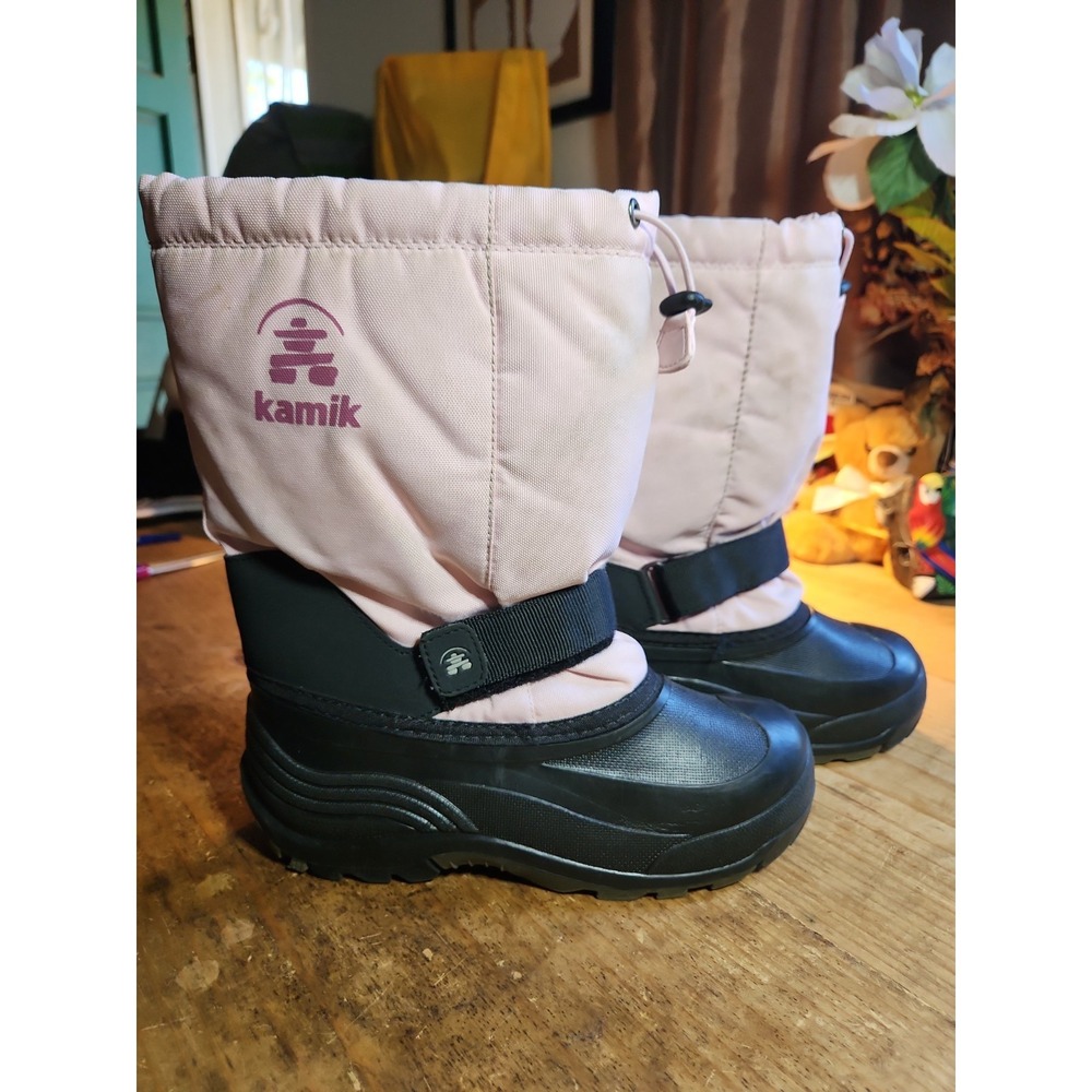 Kamik Rocket Kids' Pink Snow Boots, Sz 6